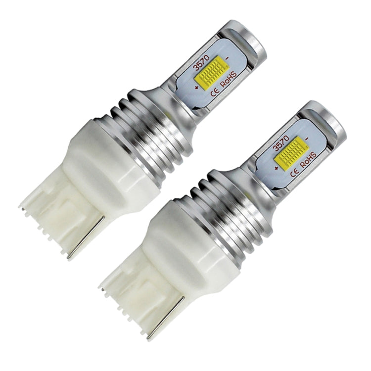 2 PZ T20/7440 72W 1000LM 6000-6500K Luce bianca brillante Auto Turn Backup Lampadine LED Luci di retromarcia, DC 12-24V, T20/7440 Backup Light, T20/7440