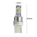 2 PZ T20/7440 72W 1000LM 6000-6500K Luce bianca brillante Auto Turn Backup Lampadine LED Luci di retromarcia, DC 12-24V, T20/7440 Backup Light, T20/7440