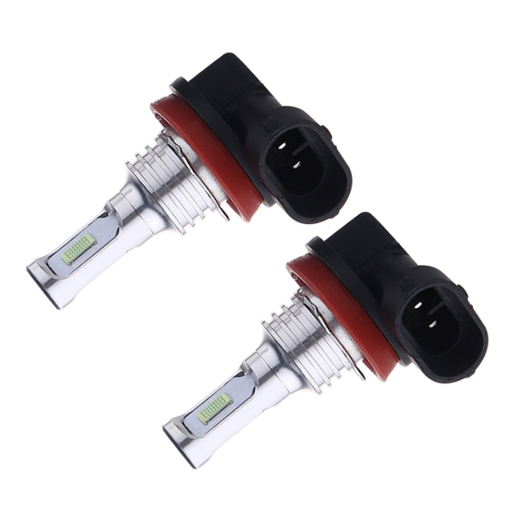 2 PZ H8/H11 72W 1000LM 6000-6500K Lampadine LED fendinebbia per auto a luce bianca super luminosa, DC 12-24V, H8/H9/H10/H11, H8/H11