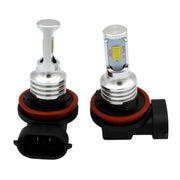 2 PZ H8/H11 72W 1000LM 6000-6500K Lampadine LED fendinebbia per auto a luce bianca super luminosa, DC 12-24V, H8/H9/H10/H11, H8/H11