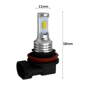 2 PZ H8/H11 72W 1000LM 6000-6500K Lampadine LED fendinebbia per auto a luce bianca super luminosa, DC 12-24V, H8/H9/H10/H11, H8/H11