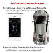 VC601 TPMS 4 sensori integrati Monitoraggio della pressione dei pneumatici Sistema di allarme Strumento diagnostico con Bluetooth 4.0 Funziona su Android / iOS / iPad, VC601