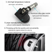 VC601 TPMS 4 sensori integrati Monitoraggio della pressione dei pneumatici Sistema di allarme Strumento diagnostico con Bluetooth 4.0 Funziona su Android / iOS / iPad, VC601