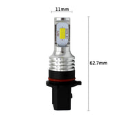 2 PZ P13w 72W 1000LM 6000-6500K Lampadine LED fendinebbia per auto a luce bianca super luminosa, DC 12-24V, P13, P13/PSX26W