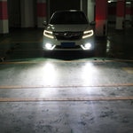 2 PZ P13w 72W 1000LM 6000-6500K Lampadine LED fendinebbia per auto a luce bianca super luminosa, DC 12-24V, P13, P13/PSX26W