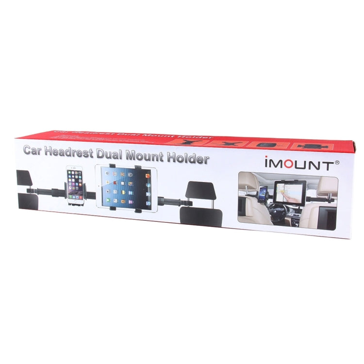 Per iPhone, Galaxy, Huawei, Xiaomi, Sony, LG, HTC, Google e altri smartphone, iPad, tablet, telefoni, Car Back Seat Headrest Holder