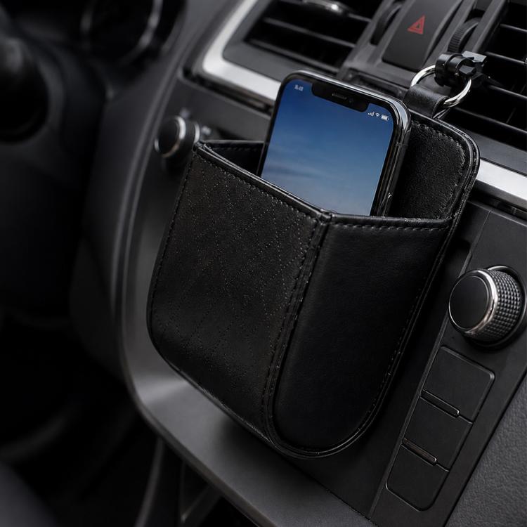 Custodia per il trasporto dell'organizzatore di immagazzinaggio della scatola della tasca del cellulare della presa d'aria dell'auto