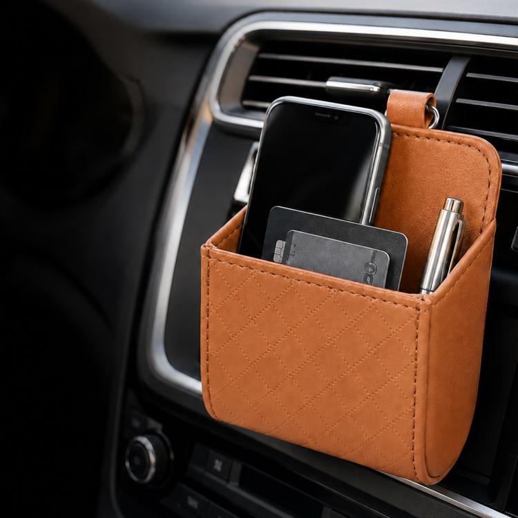 Custodia per il trasporto dell'organizzatore di immagazzinaggio della scatola della tasca del cellulare della presa d'aria dell'auto