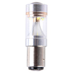 2 PZ 1157/BAY15D 30W 350 LM 6000K Luce bianca 6 LED CREE Canbus Lampadina freno auto, DC 12V, 1157
