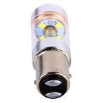 2 PZ 1157/BAY15D 30W 350 LM 6000K Luce bianca 6 LED CREE Canbus Lampadina freno auto, DC 12V, 1157