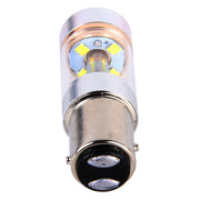 2 PZ 1157/BAY15D 30W 350 LM 6000K Luce bianca 6 LED CREE Canbus Lampadina freno auto, DC 12V, 1157