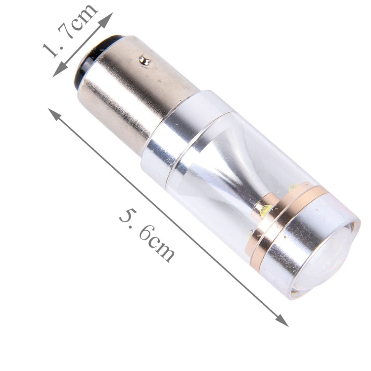 2 PZ 1157/BAY15D 30W 350 LM 6000K Luce bianca 6 LED CREE Canbus Lampadina freno auto, DC 12V, 1157