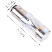 2 PZ 1157/BAY15D 30W 350 LM 6000K Luce bianca 6 LED CREE Canbus Lampadina freno auto, DC 12V, 1157