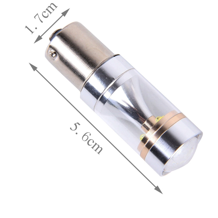 2 PZ 1156/BA15S 350LM 6000K 30W Luce bianca 6 LED CREE Canbus Luce di retromarcia per auto/Luce di svolta, DC 12V, 1156