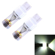 2 PZ T20/7443 350 LM 6000K Doppio Filo 30W Luce Bianca 6 LED CREE Canbus Lampadina Freno per Auto, DC 12V, T20