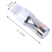 2 PZ T20/7443 350 LM 6000K Doppio Filo 30W Luce Bianca 6 LED CREE Canbus Lampadina Freno per Auto, DC 12V, T20