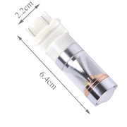 2 PZ T25/3157 Doppio Filo 2300 LM 6000K 30W Luce Bianca 6 LED CREE Canbus Lampadina Freno per Auto, DC 12V, T25