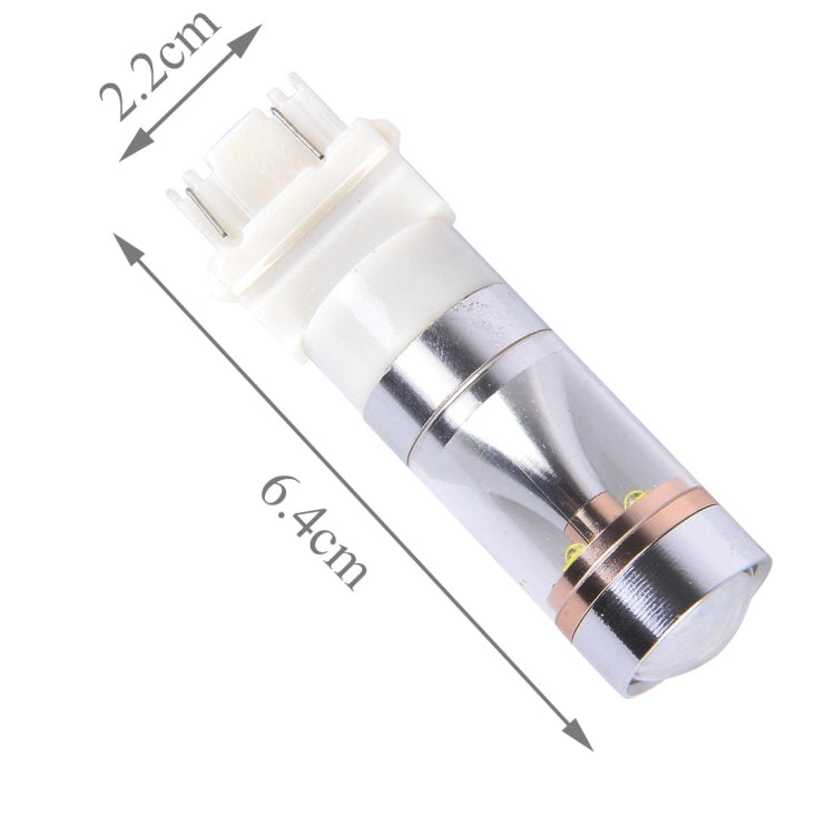 2 PZ T25/3157 Doppio Filo 2300 LM 6000K 30W Luce Bianca 6 LED CREE Canbus Lampadina Freno per Auto, DC 12V, T25