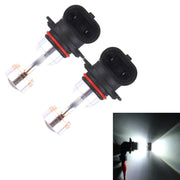 2 PZ 9006 350 LM 6000K 30W Luce bianca CREE 6 LED Lampadina fendinebbia per auto, DC 12V, 9006
