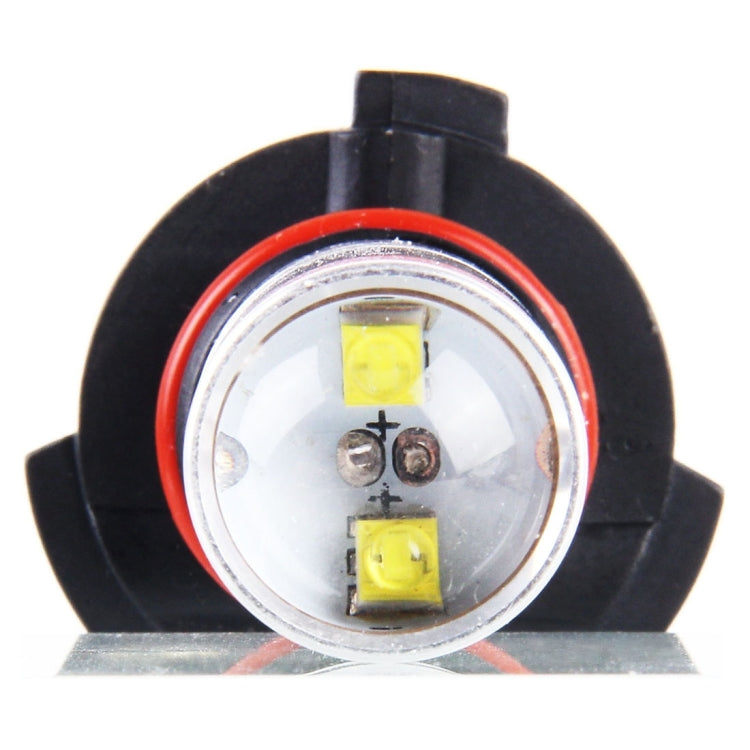 2 PZ 9006 350 LM 6000K 30W Luce bianca CREE 6 LED Lampadina fendinebbia per auto, DC 12V, 9006