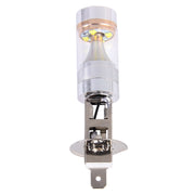 2 PZ H1 30W 350 LM 6000K Lampadina fendinebbia per auto CREE 6 LED a luce bianca, DC 12V, H1