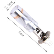 2 PZ H1 30W 350 LM 6000K Lampadina fendinebbia per auto CREE 6 LED a luce bianca, DC 12V, H1