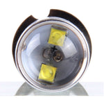 2 PZ H3 30W 350 LM 6000K Lampadina fendinebbia per auto CREE 6 LED a luce bianca, DC 12V, H3