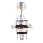 2 PZ H4 350 LM 6000K 30W Luce bianca CREE 6 LED Lampadina fendinebbia per auto, DC 12V, H4
