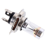 2 PZ H4 350 LM 6000K 30W Luce bianca CREE 6 LED Lampadina fendinebbia per auto, DC 12V, H4