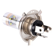 2 PZ H4 350 LM 6000K 30W Luce bianca CREE 6 LED Lampadina fendinebbia per auto, DC 12V, H4