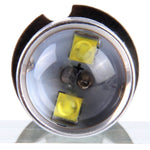 2 PZ H4 350 LM 6000K 30W Luce bianca CREE 6 LED Lampadina fendinebbia per auto, DC 12V, H4