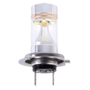 2 PZ H7 30W 350 LM 6000K Lampadina fendinebbia per auto CREE 6 LED a luce bianca, DC 12V, H7