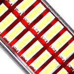 2 pezzi DC 12V 3W 36MM bicuspide luci per portiera auto luce di registro luce cruscotto luci per porte a cupola lampada da lettura a LED con 16 LED SMD 3014 luci bianche, 36MM