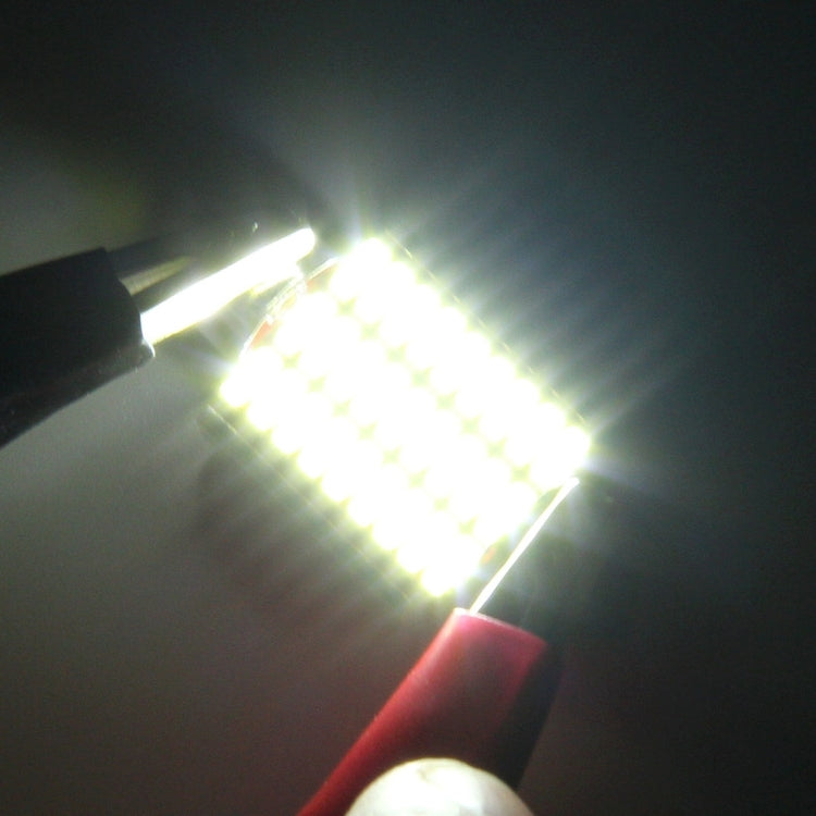 2 PZ DC 12V 6W 36MM Bicuspide Lampade per portiere auto Luce di registrazione per cruscotto Luci per porte a cupola Lampada da lettura a LED con 27 LED SMD 3014 Luci bianche, 36MM