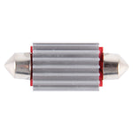 2 PZ DC 12V 6W 41MM Bicuspide Lampade per portiere auto Luce di registrazione per cruscotto Luci per porte a cupola Lampada da lettura a LED con 33 LED SMD 3014 Luci bianche, 41MM