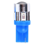 2 luci di ingombro a luce blu T10 3W 6 LED SMD 5630. DC 12V., 5630-6SMD