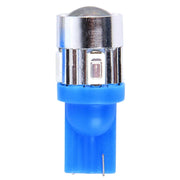 2 luci di ingombro a luce blu T10 3W 6 LED SMD 5630. DC 12V., 5630-6SMD