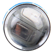 2 luci di ingombro a luce blu T10 3W 6 LED SMD 5630. DC 12V., 5630-6SMD