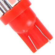 2 PZ T10 3W 6 LED SMD 5630 Luce d'ingombro a luce rosa. DC 12V., 6 LED SMD 5630