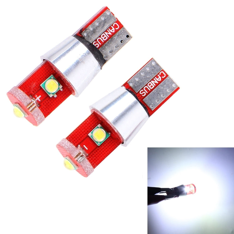 2 PZ T10 800 LM 6000K 10W CREE 3 LED Luce d'ingombro a luce bianca.DC 12V., 2 PCS T10 800 LM