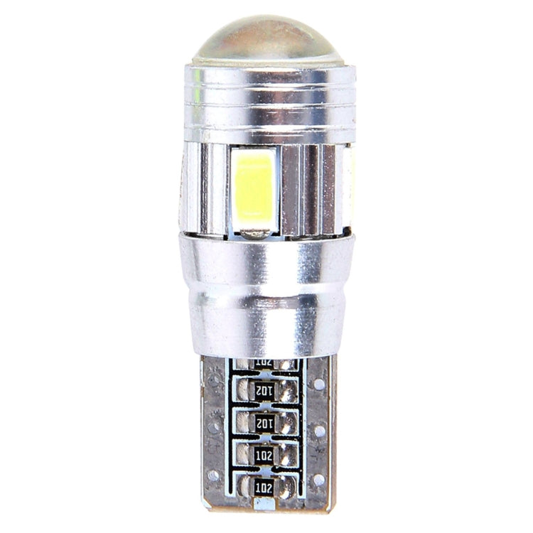 2PCS T10 3W Ice Blue Light 6 SMD 5630 LED Canbus senza errori Luci di ingombro per auto, DC 12V, 6 SMD 5630 LEDs
