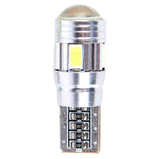 2PCS T10 3W Ice Blue Light 6 SMD 5630 LED Canbus senza errori Luci di ingombro per auto, DC 12V, 6 SMD 5630 LEDs