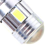 2PCS T10 3W Ice Blue Light 6 SMD 5630 LED Canbus senza errori Luci di ingombro per auto, DC 12V, 6 SMD 5630 LEDs