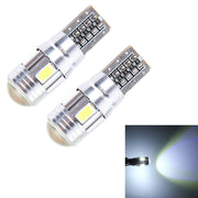Lampada per luci di ingombro per auto Canbus senza errori 2PCS T10 3W 6 SMD 5630 LED, DC 12V, 6 SMD 5630 LEDs/White Light, 6 SMD 5630 LEDs/Pink Light, 6 SMD 5630 LEDs/Green Light