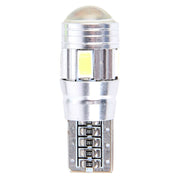 Lampada per luci di ingombro per auto Canbus senza errori 2PCS T10 3W 6 SMD 5630 LED, DC 12V, 6 SMD 5630 LEDs/White Light, 6 SMD 5630 LEDs/Pink Light, 6 SMD 5630 LEDs/Green Light
