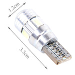 Lampada per luci di ingombro per auto Canbus senza errori 2PCS T10 3W 6 SMD 5630 LED, DC 12V, 6 SMD 5630 LEDs/White Light, 6 SMD 5630 LEDs/Pink Light, 6 SMD 5630 LEDs/Green Light