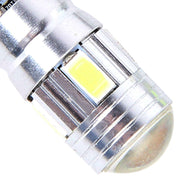 Lampada per luci di ingombro per auto Canbus senza errori 2PCS T10 3W 6 SMD 5630 LED, DC 12V, 6 SMD 5630 LEDs/White Light, 6 SMD 5630 LEDs/Pink Light, 6 SMD 5630 LEDs/Green Light