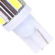 Lampada per luci di ingombro per auto, 2 pezzi T10 6W a luce bianca 10 SMD 5630 LED, DC 12V, 10 SMD 5630 LEDs