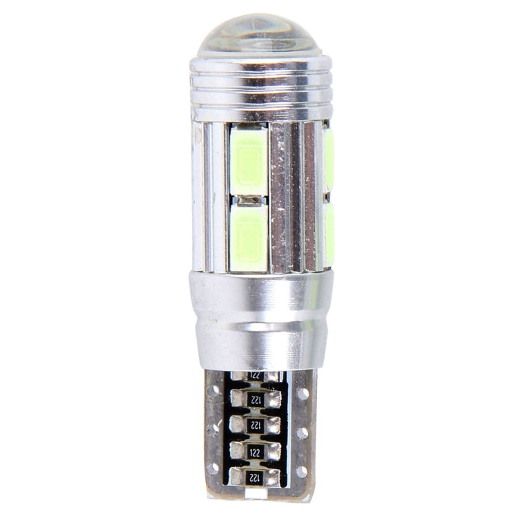 2PCS T10 6W Ice Blue Light 10 SMD 5630 LED Canbus senza errori Luci di ingombro per auto Lampada, DC 12V, 2 PCS T10 6W