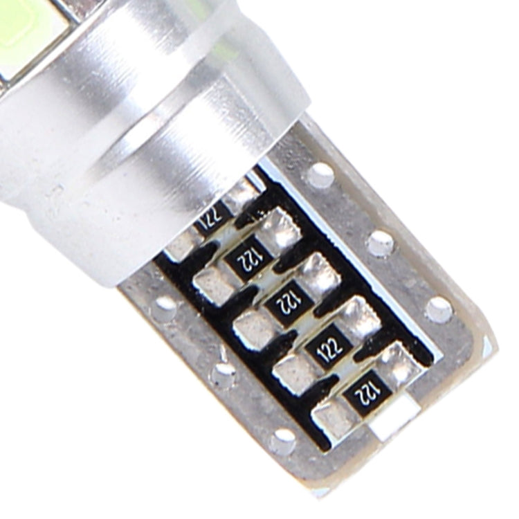 2PCS T10 6W Ice Blue Light 10 SMD 5630 LED Canbus senza errori Luci di ingombro per auto Lampada, DC 12V, 2 PCS T10 6W